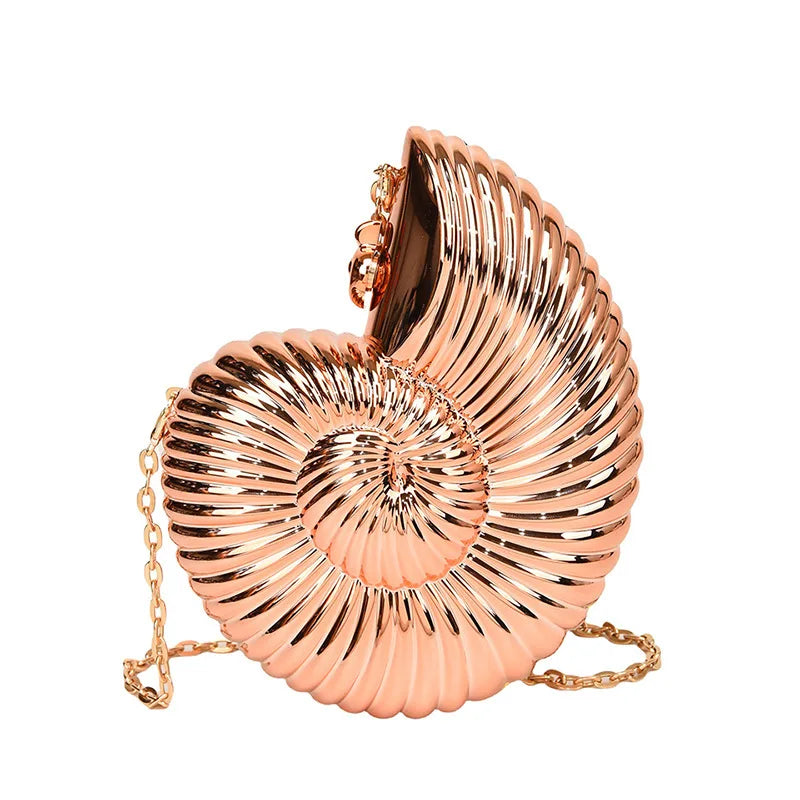 Celestia Seashell Clutch