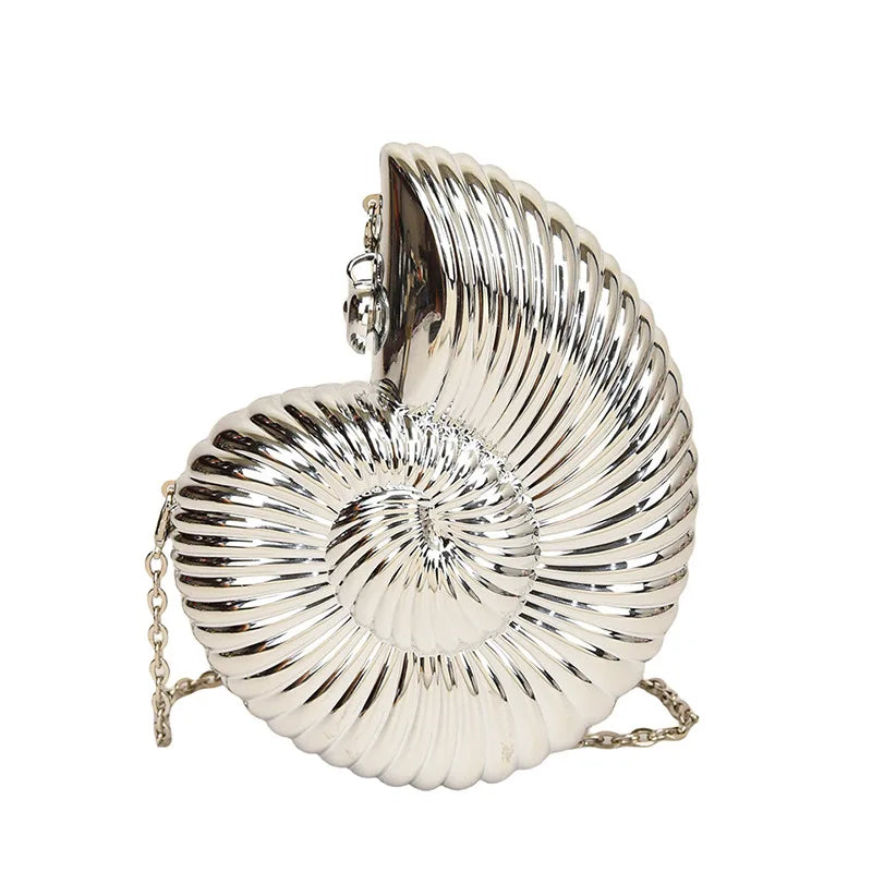Celestia Seashell Clutch