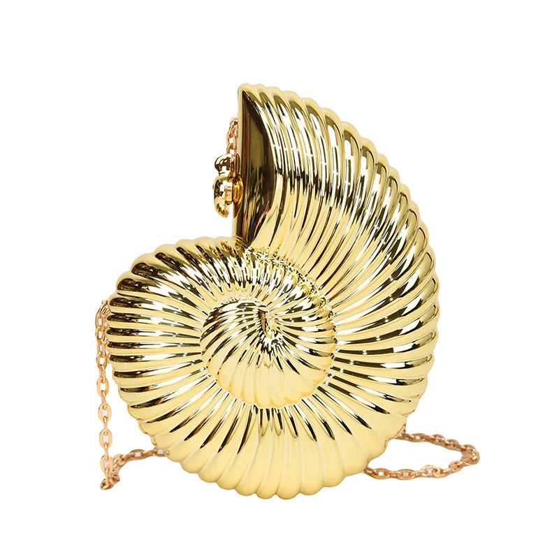 Celestia Seashell Clutch